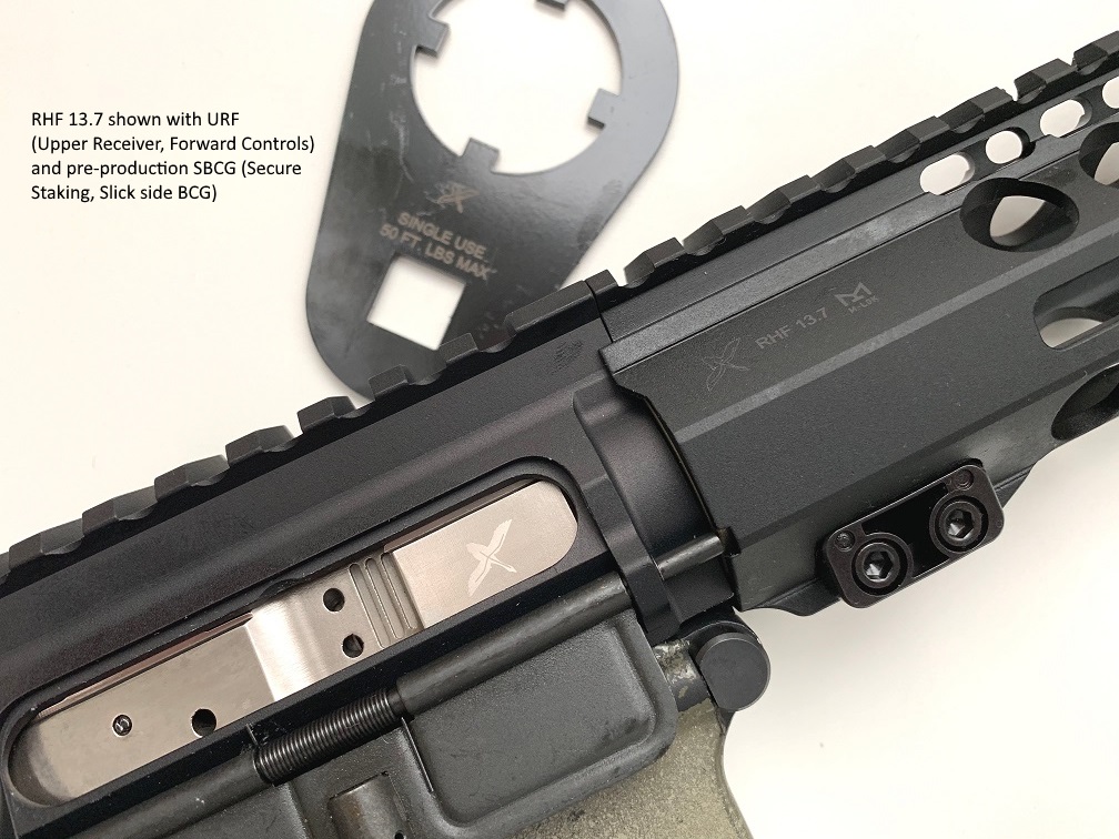 Forward Control Design RHF 13.7" Railed Hang Guard 1913 Rails at 12 o