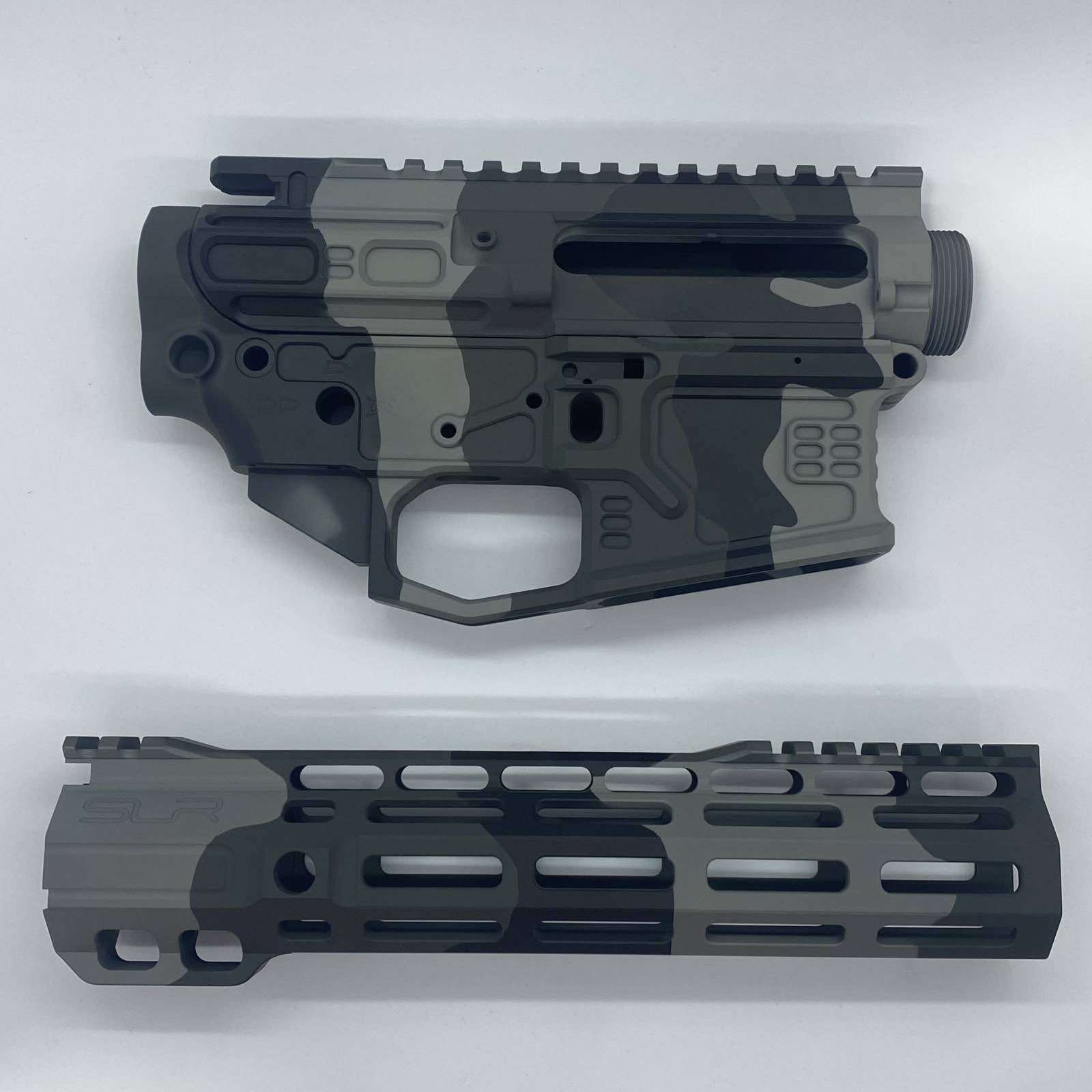 SLR Rifleworks Fighter Cam Cerakote Upper/ Ambi Lower Builder Set w/ 9. ...