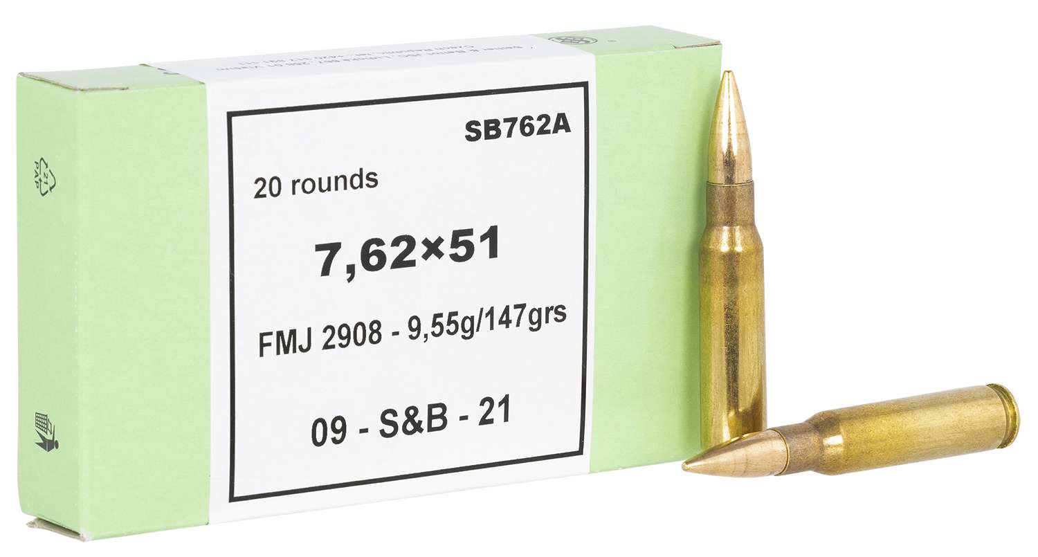 S&B SB762A 7.62X51 147 FMJ 20/30 | Sumner Gun & Supply, LLC