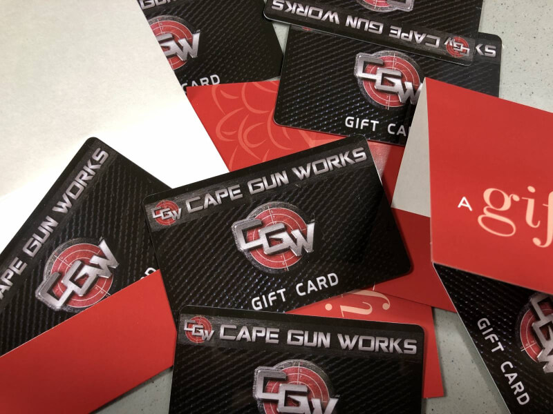 Cape Gun Works Gift Cards