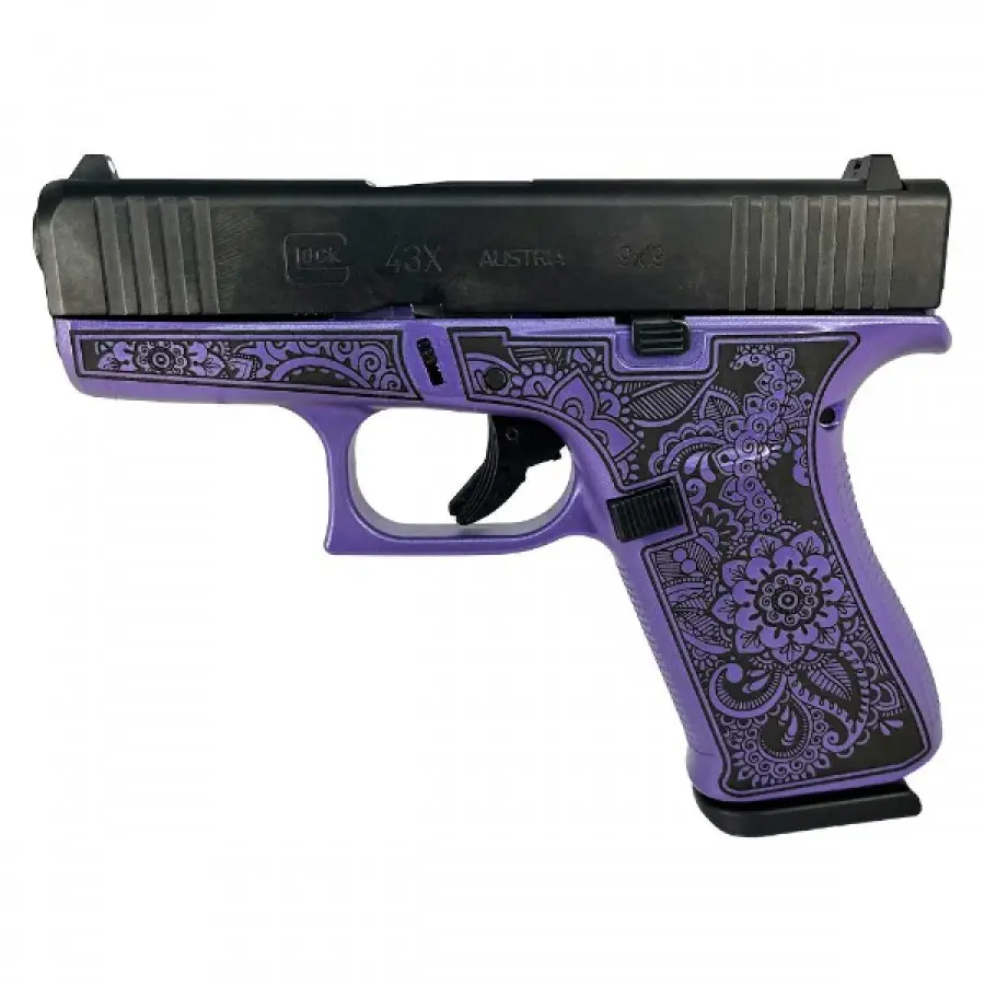 GLOCK 43X 9MM - Mandela w/ Purple Pearl | Bridgeport Equipment & Tool