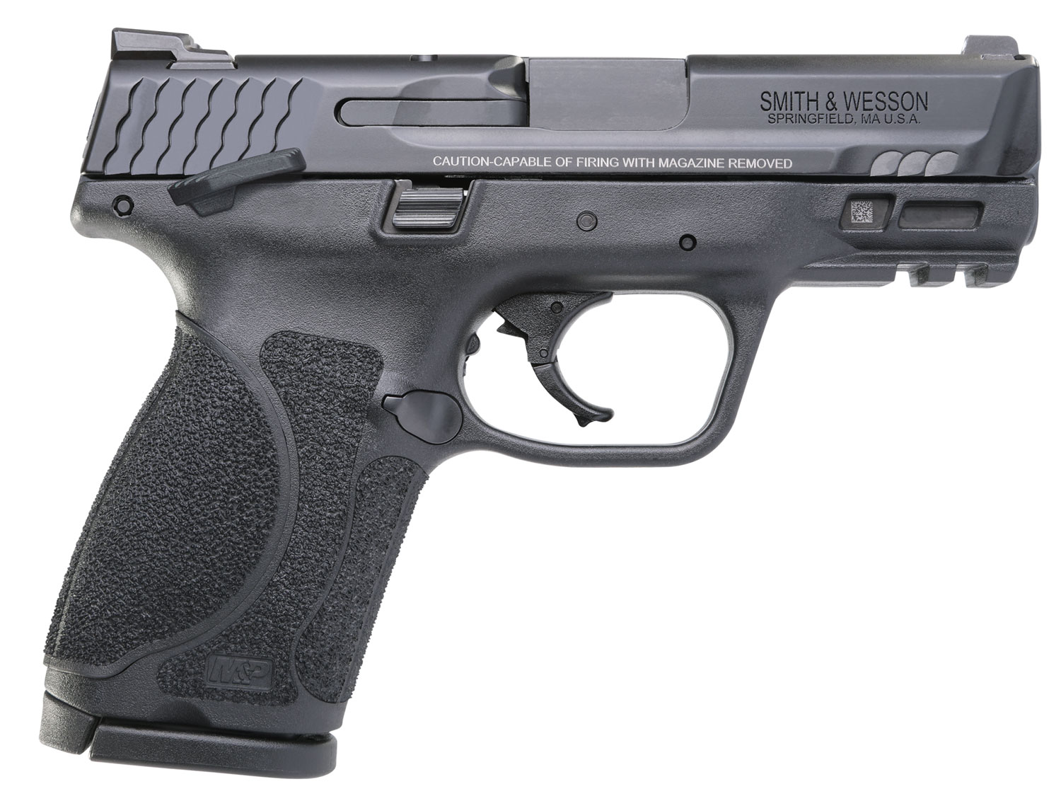 Smith And Wesson 11695 Mandp 40 M20 Compact 40 Sandw 360 131 Black Black Armornite Stainless Steel 9494