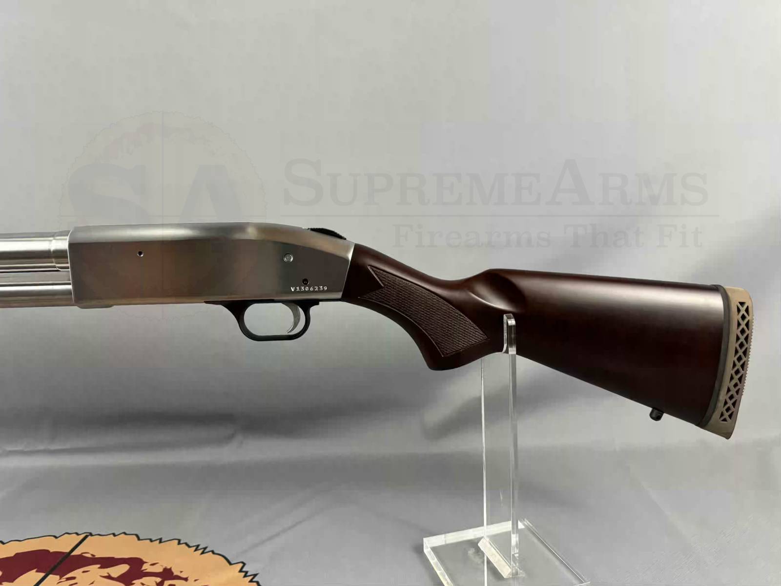 Mossberg 590 Security 12 Gauge Walnut Chrome | SUPREME ARMS