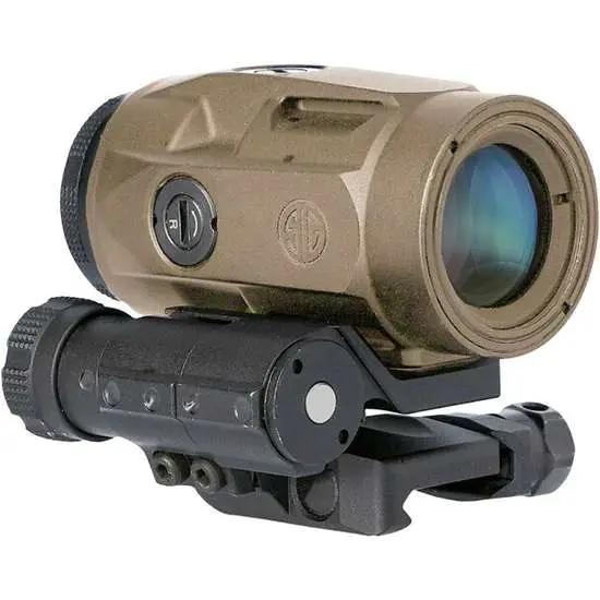 JULIET3-MICRO MAGNIFIER, 3X22MM, PUSH-BUTTON MOUNT WITH SPACERS