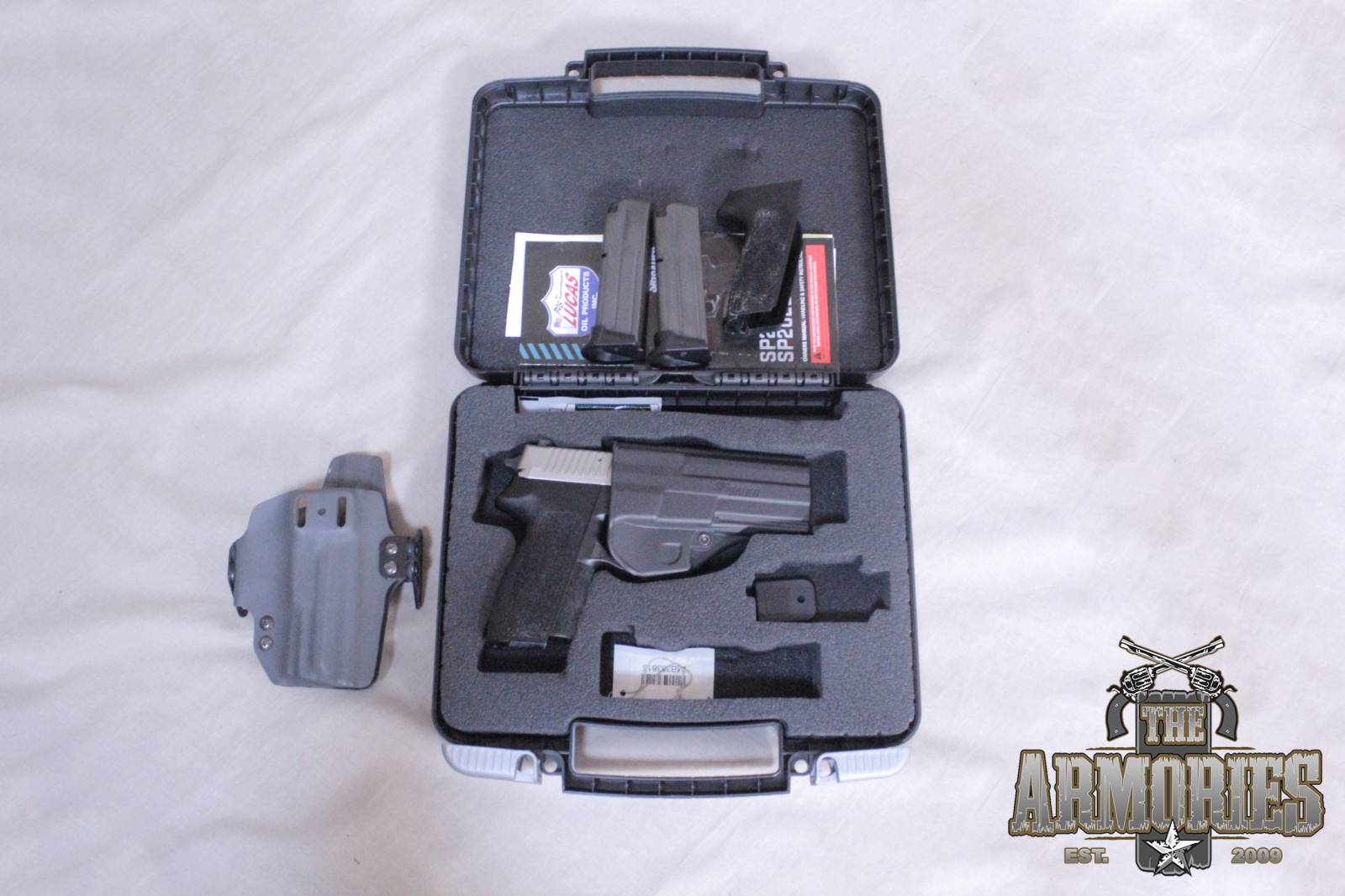 Sig Sauer SP2022 9mm Two-Tone w/ 2 Holsters Preowned .-img-0
