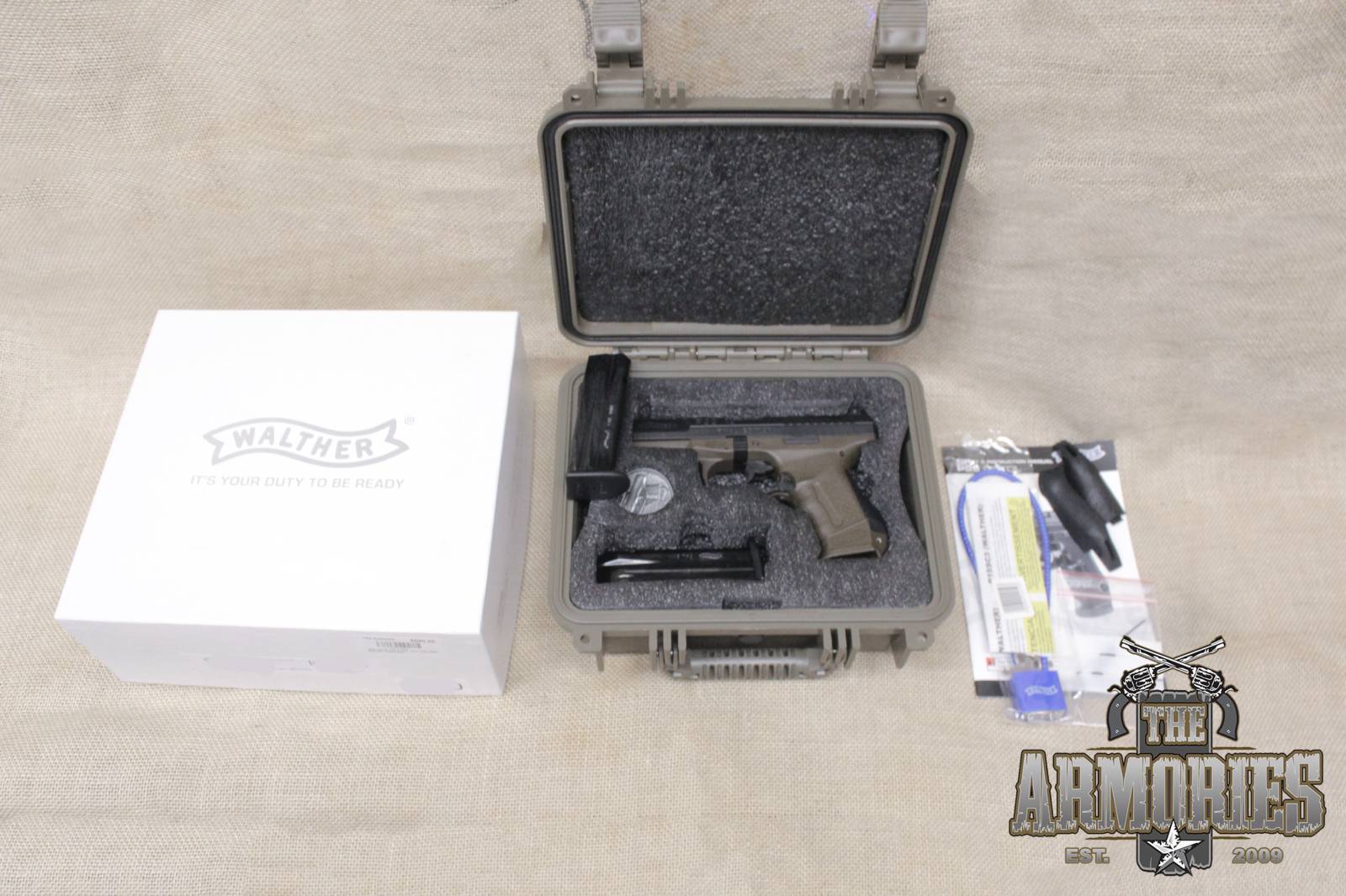 Walther P99 Final Edition 9mm 4” Black/OD Green Preowned ..-img-0